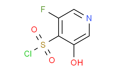 3-Fluoro-5-hydroxypyridine-4-sulfonyl chloride