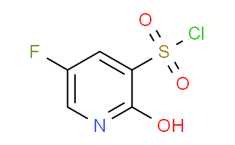5-Fluoro-2-hydroxypyridine-3-sulfonyl chloride