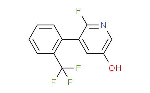 AM84981 | 1261439-46-6 | 2-Fluoro-5-hydroxy-3-(2-(trifluoromethyl)phenyl)pyridine