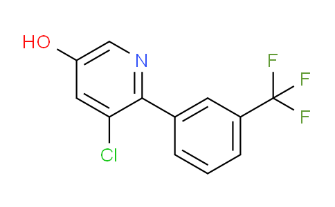 3-Chloro-5-hydroxy-2-(3-(trifluoromethyl)phenyl)pyridine