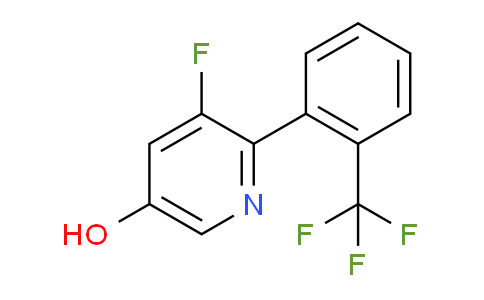 3-Fluoro-5-hydroxy-2-(2-(trifluoromethyl)phenyl)pyridine