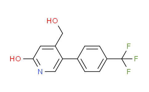 2-Hydroxy-5-(4-(trifluoromethyl)phenyl)pyridine-4-methanol