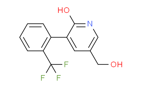 2-Hydroxy-3-(2-(trifluoromethyl)phenyl)pyridine-5-methanol