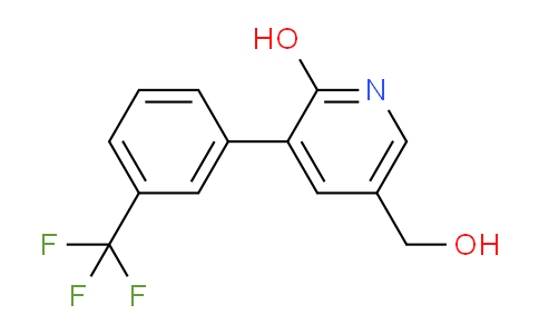 2-Hydroxy-3-(3-(trifluoromethyl)phenyl)pyridine-5-methanol