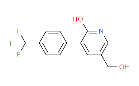 2-Hydroxy-3-(4-(trifluoromethyl)phenyl)pyridine-5-methanol