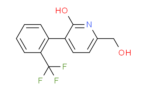 2-Hydroxy-3-(2-(trifluoromethyl)phenyl)pyridine-6-methanol