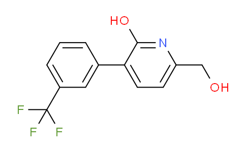 2-Hydroxy-3-(3-(trifluoromethyl)phenyl)pyridine-6-methanol