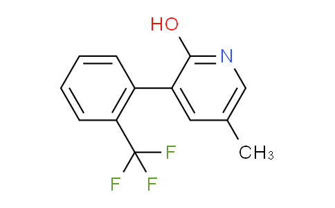 2-Hydroxy-5-methyl-3-(2-(trifluoromethyl)phenyl)pyridine