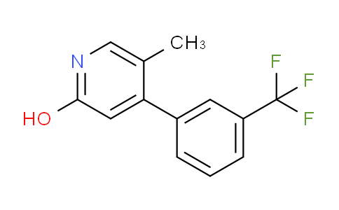2-Hydroxy-5-methyl-4-(3-(trifluoromethyl)phenyl)pyridine