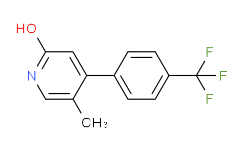 2-Hydroxy-5-methyl-4-(4-(trifluoromethyl)phenyl)pyridine