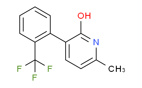 2-Hydroxy-6-methyl-3-(2-(trifluoromethyl)phenyl)pyridine