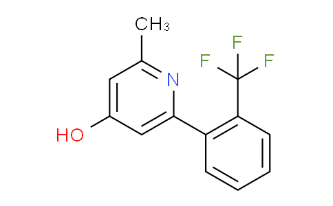 4-Hydroxy-2-methyl-6-(2-(trifluoromethyl)phenyl)pyridine