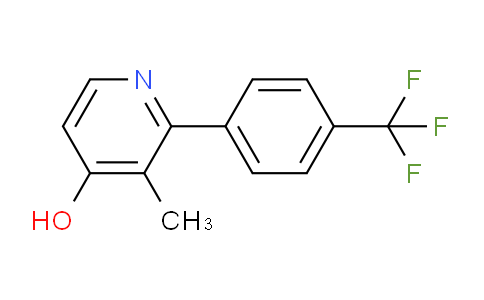 4-Hydroxy-3-methyl-2-(4-(trifluoromethyl)phenyl)pyridine