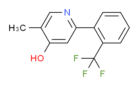 4-Hydroxy-5-methyl-2-(2-(trifluoromethyl)phenyl)pyridine
