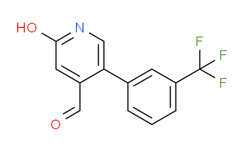 2-Hydroxy-5-(3-(trifluoromethyl)phenyl)isonicotinaldehyde