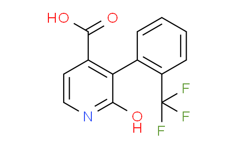 2-Hydroxy-3-(2-(trifluoromethyl)phenyl)isonicotinic acid