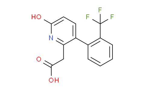 AM85240 | 1261821-10-6 | 6-Hydroxy-3-(2-(trifluoromethyl)phenyl)pyridine-2-acetic acid