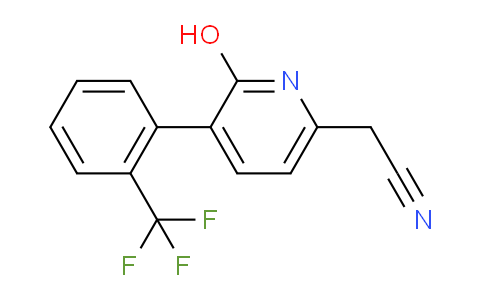 AM85245 | 1261442-85-6 | 2-Hydroxy-3-(2-(trifluoromethyl)phenyl)pyridine-6-acetonitrile