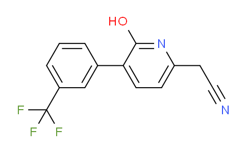 AM85248 | 1261471-64-0 | 2-Hydroxy-3-(3-(trifluoromethyl)phenyl)pyridine-6-acetonitrile