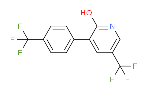 2-Hydroxy-5-(trifluoromethyl)-3-(4-(trifluoromethyl)phenyl)pyridine