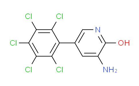 3-Amino-2-hydroxy-5-(perchlorophenyl)pyridine