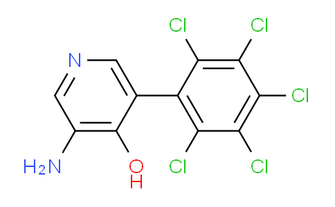 3-Amino-4-hydroxy-5-(perchlorophenyl)pyridine