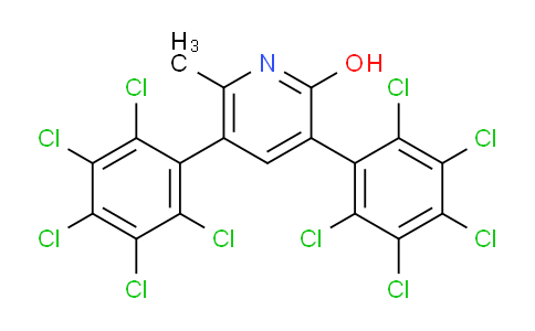 3,5-Bis(perchlorophenyl)-2-hydroxy-6-methylpyridine
