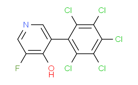 3-Fluoro-4-hydroxy-5-(perchlorophenyl)pyridine