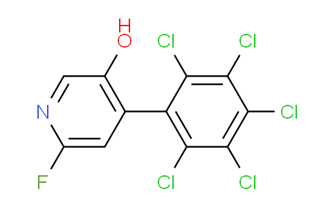 6-Fluoro-3-hydroxy-4-(perchlorophenyl)pyridine