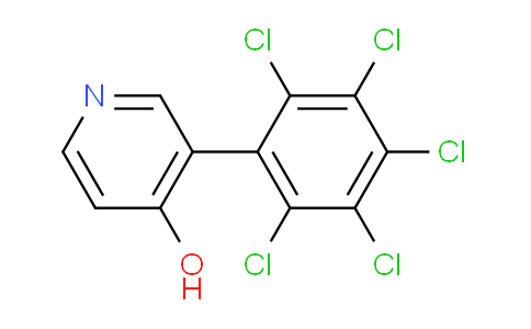 4-Hydroxy-3-(perchlorophenyl)pyridine