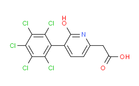 AM85405 | 1361514-85-3 | 2-Hydroxy-3-(perchlorophenyl)pyridine-6-acetic acid