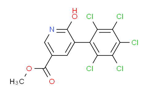 AM85443 | 1361662-03-4 | Methyl 6-hydroxy-5-(perchlorophenyl)nicotinate
