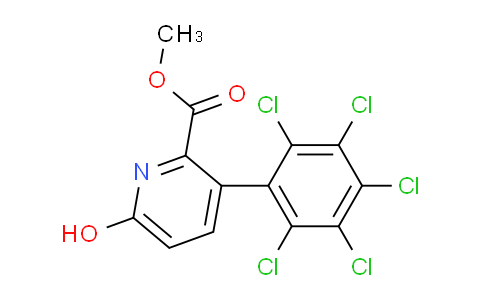 AM85444 | 1361515-94-7 | Methyl 6-hydroxy-3-(perchlorophenyl)picolinate