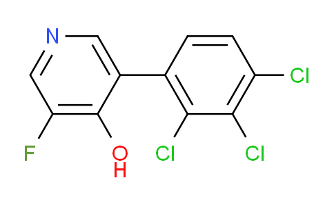 3-Fluoro-4-hydroxy-5-(2,3,4-trichlorophenyl)pyridine