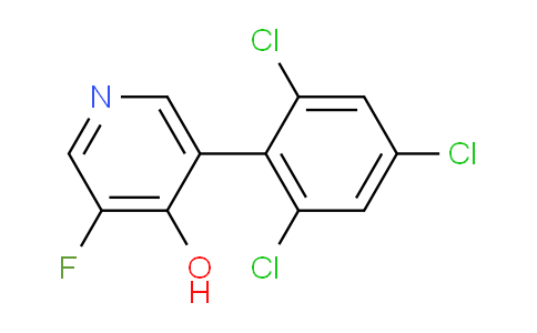 3-Fluoro-4-hydroxy-5-(2,4,6-trichlorophenyl)pyridine