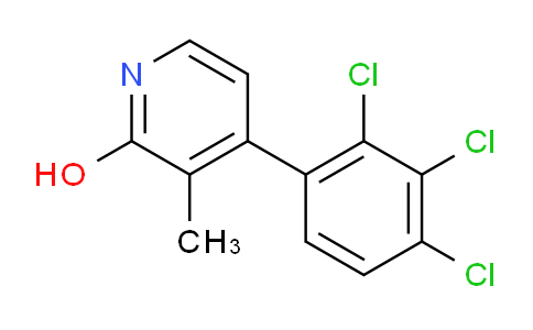 2-Hydroxy-3-methyl-4-(2,3,4-trichlorophenyl)pyridine