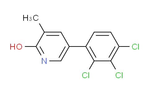 2-Hydroxy-3-methyl-5-(2,3,4-trichlorophenyl)pyridine