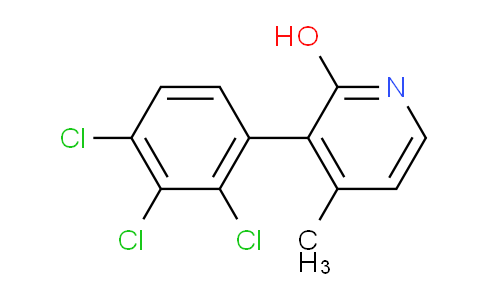 2-Hydroxy-4-methyl-3-(2,3,4-trichlorophenyl)pyridine