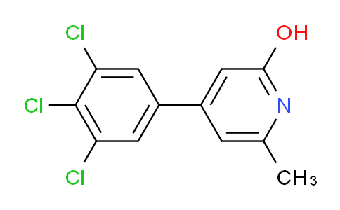 AM85544 | 1361677-57-7 | 2-Hydroxy-6-methyl-4-(3,4,5-trichlorophenyl)pyridine