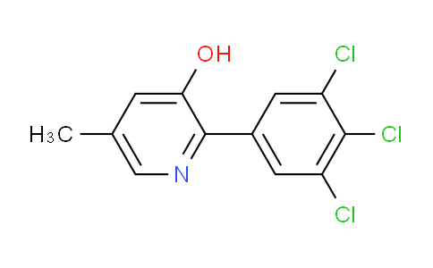 AM85556 | 1361505-78-3 | 3-Hydroxy-5-methyl-2-(3,4,5-trichlorophenyl)pyridine