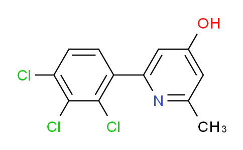 AM85563 | 1361538-80-8 | 4-Hydroxy-2-methyl-6-(2,3,4-trichlorophenyl)pyridine