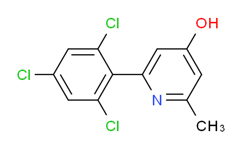 AM85564 | 1361488-34-7 | 4-Hydroxy-2-methyl-6-(2,4,6-trichlorophenyl)pyridine