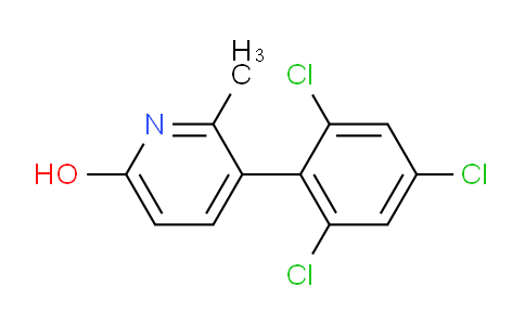 6-Hydroxy-2-methyl-3-(2,4,6-trichlorophenyl)pyridine