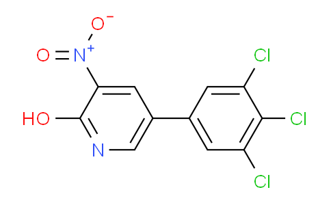 2-Hydroxy-3-nitro-5-(3,4,5-trichlorophenyl)pyridine