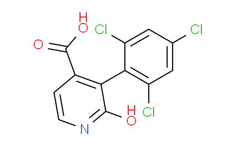 2-Hydroxy-3-(2,4,6-trichlorophenyl)isonicotinic acid