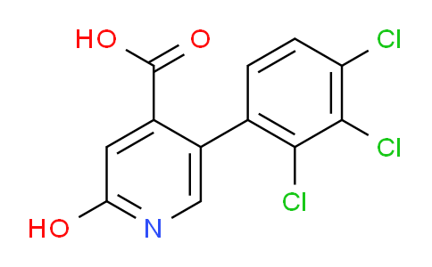 2-Hydroxy-5-(2,3,4-trichlorophenyl)isonicotinic acid