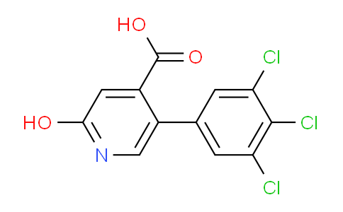 2-Hydroxy-5-(3,4,5-trichlorophenyl)isonicotinic acid