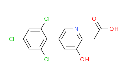 AM85651 | 1361532-29-7 | 3-Hydroxy-5-(2,4,6-trichlorophenyl)pyridine-2-acetic acid
