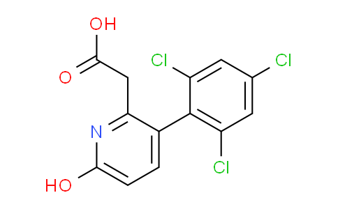 AM85654 | 1361585-88-7 | 6-Hydroxy-3-(2,4,6-trichlorophenyl)pyridine-2-acetic acid