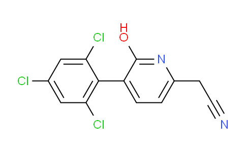 AM85661 | 1361561-48-9 | 2-Hydroxy-3-(2,4,6-trichlorophenyl)pyridine-6-acetonitrile